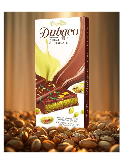 DUBAI CHOCOLATE PISTACHIO 95g (Kunafa Chocolate)