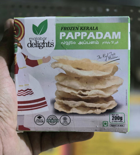 Malabar delight Frozen Kerala Pappadam 200gm
