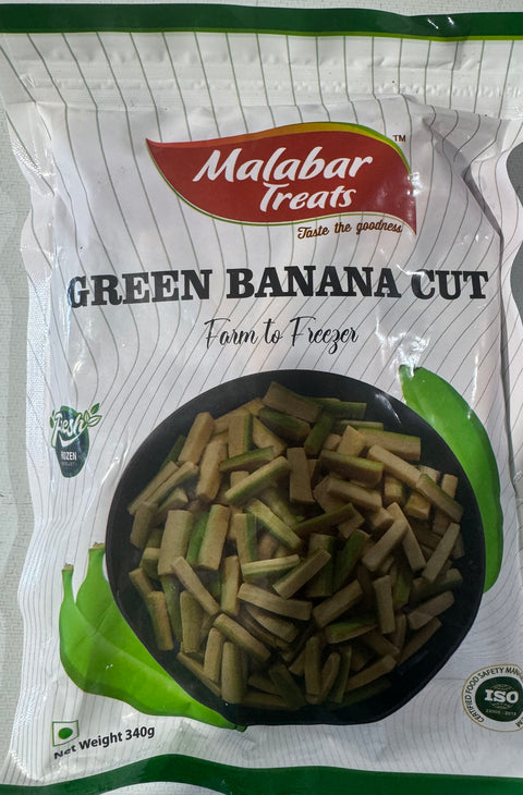 Malabar Treats Green Banana Cut 340g