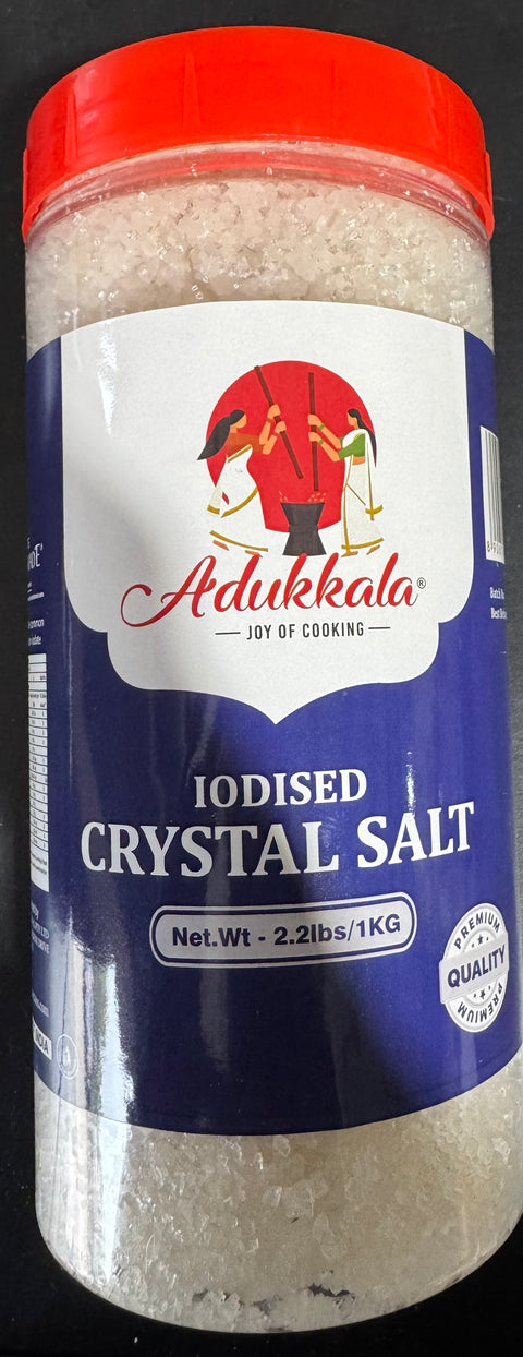 Adukkala Crystal Salt Iodised 1kg