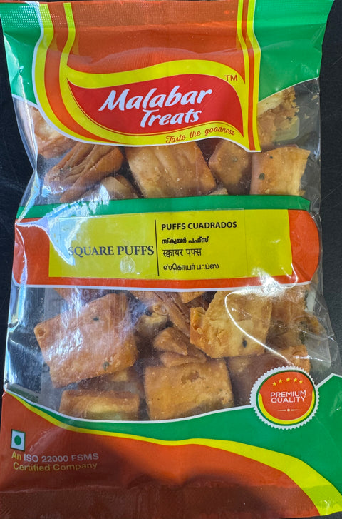 Malabar Treats Square Puffs 200g