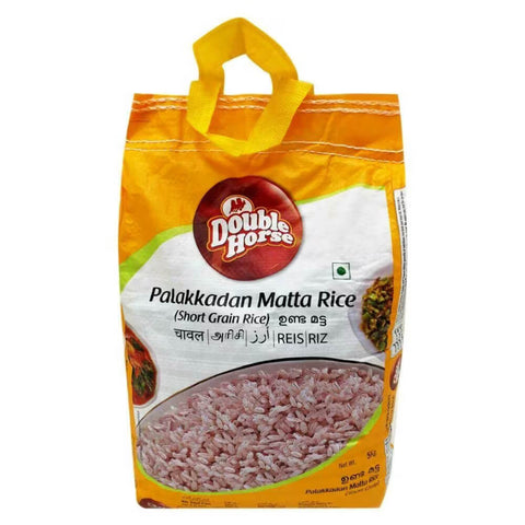 Double Horse Palakkadan Matta Rice Round grain 10kg