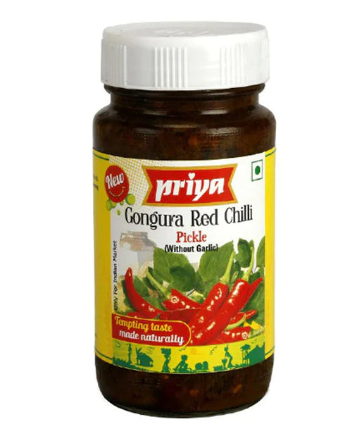 Priya Gongura Red Chilli Pickle 300g
