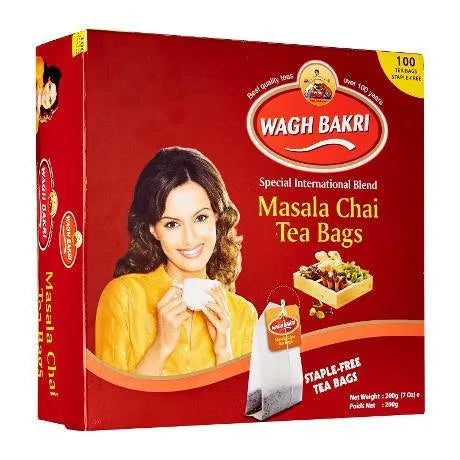 Wagh Bakri Masala Chai Tea Bag 200g