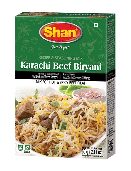 Shan Karachi Beef Biriyani Masala 60g