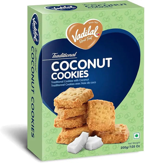 Vadilal Coconut Cookies 312g bb: 08/2025