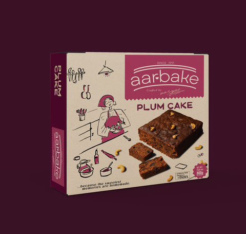 Aaryas Aarbake Premium plum cake 800g
