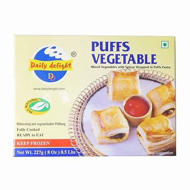 Daily Delight Vegetable Puffs 227g