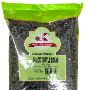 JK Black Turtle Beans 1kg