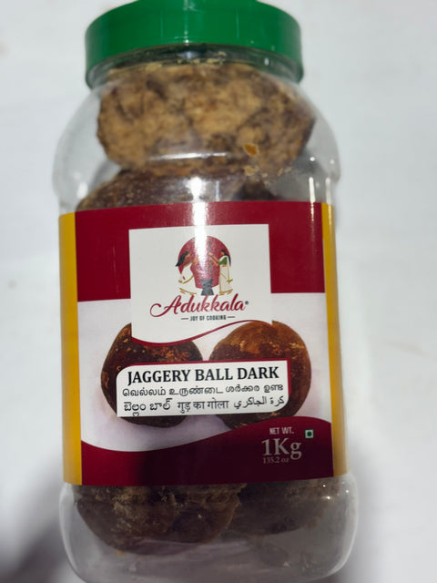 Adukkala Jaggery Ball Dark 1kg