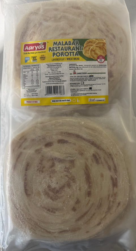 Aaryas Malabar Restaurant Porotta 2Kg