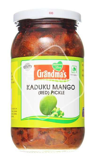 Grandmas Kaduku Mango Red Pickle 400g