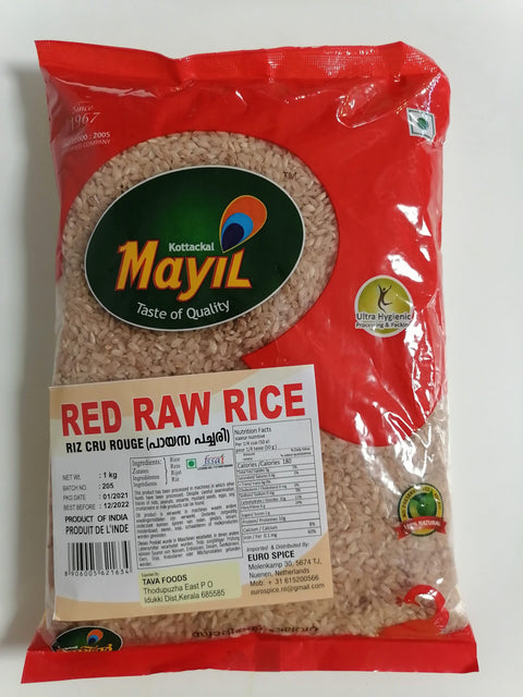 Mayil Red raw rice 1kg
