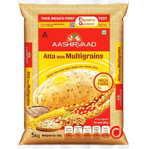 Aashirvaad Mutligrain Atta Flour 5kg