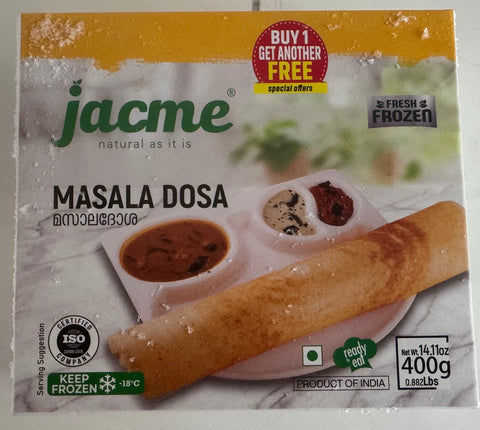 Jacme Masala Dosa 400gm Buy 1 Get 1 Free