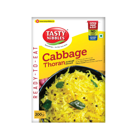 Tasty Nibbles Ready to Eat Cabbage Thoran 200g