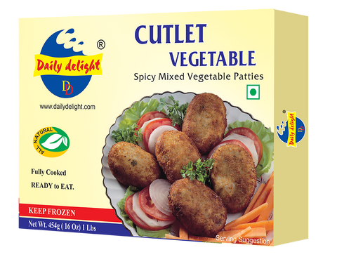 Daily Delight Vegetable Cutlet 454gm