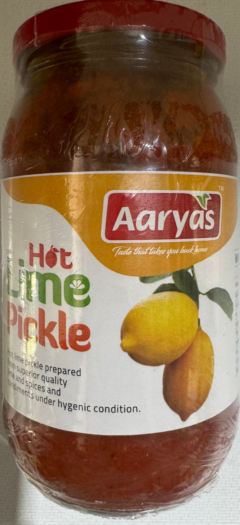 Aaryas Hot Lime Pickle 400g