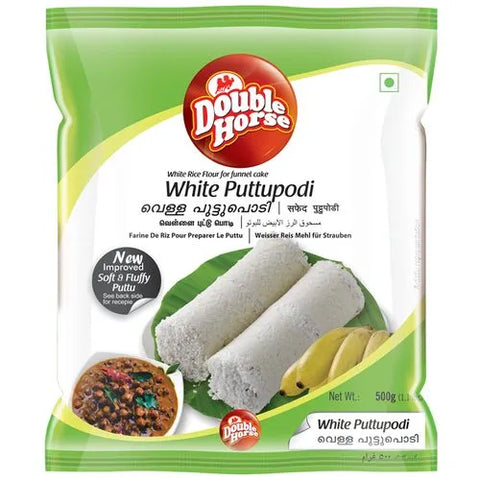 Double Horse White Puttu Podi 1 kg + 200g Free