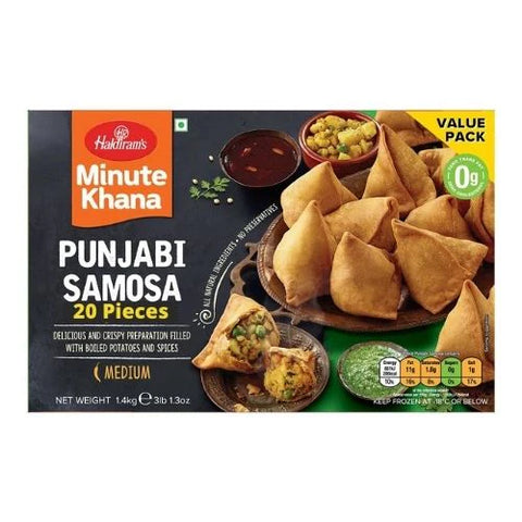 Yummies Punjabi Samosa with Sauce & Chutney 600g ( 8pc)