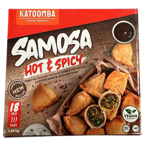 Katoomba Hot & Spicy Samosa Frozen 1.26kg(18 pack)