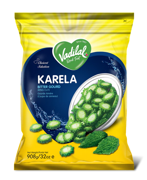 Vadilal Frozen Karela (Bitter Gourd) 312g