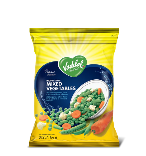 Vadilal Frozen Mixed Vegetables Indian Style 312g