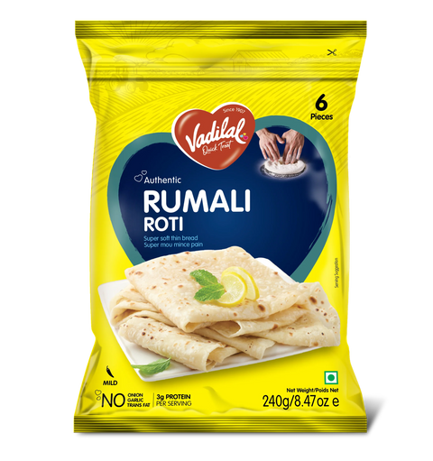 Vadilal Frozen Rumali Roti 240g