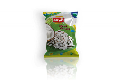 Aaryas Sliced, Cut Coconut 400g