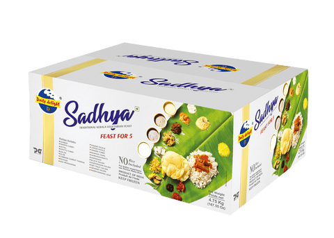 Daily Delight Onam Sadhya  Frozen(Feast for 5 people) Pre Order Now. Delivery starts 10 days before Onam