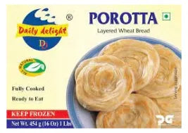 Daily Delight Layered Wheat Porotta 454 gm