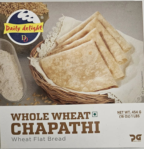 Daily Delight Whole Wheat Chappathi 454 g