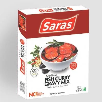 Saras Fish Curry Gravy Mix 250g