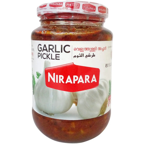 Nirapara Garlic Pickle (Velluthulli) 400g