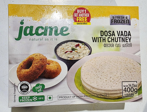 Jacme Dosa Vada Chuteny 400gm Buy 1 Get 1 Free