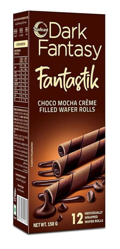 Sunfeast Dark Fantasy Fantastik Choco Mocho Creme 150g (Buy 1 Get 1 Free)