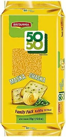Britannia 50 50 Maska Chaska Value Pack (6*62g)