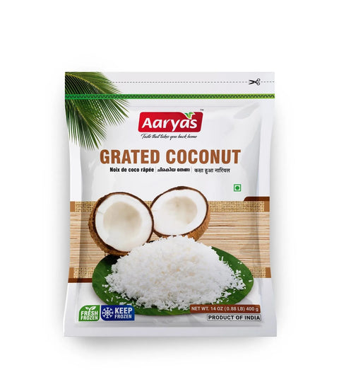 Aaryas Grated Coconut 400g