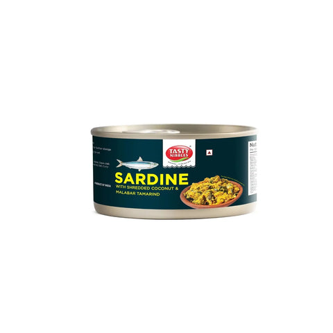 Tasty Nibbles Ready to Eat Sardine Peera 185g