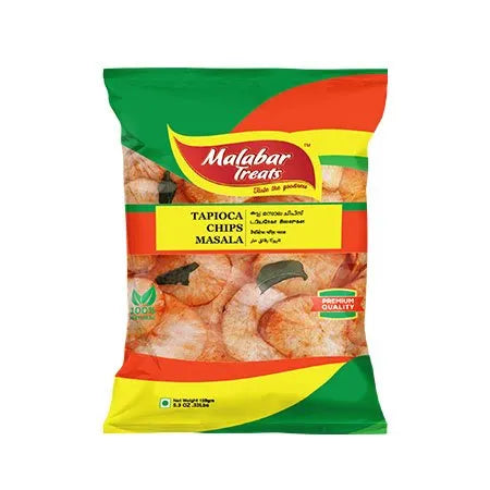 Malabar Treats Tapioca Chips Masala 150gm