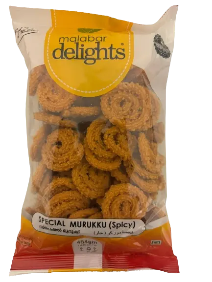 Malabar Delights Special Murukku  Spicy 454g