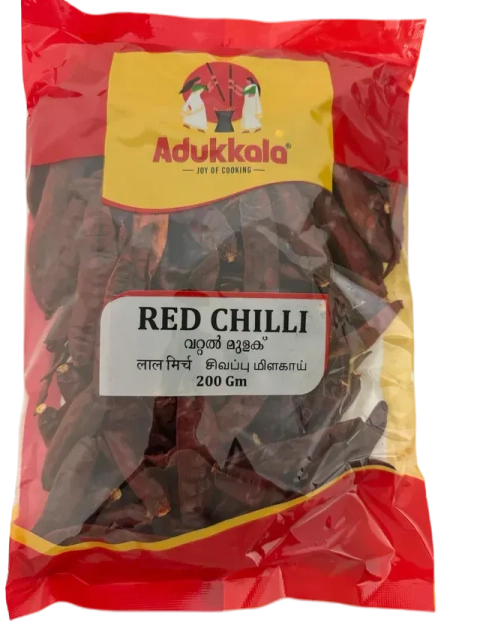 Adukkala Redchilli Whole 200gm