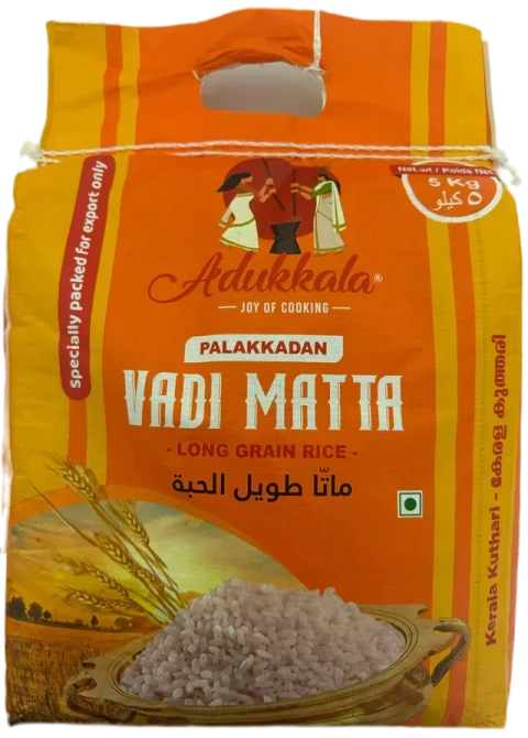 Adukkala Palakkadan Vadi Matta Rice 5 kg