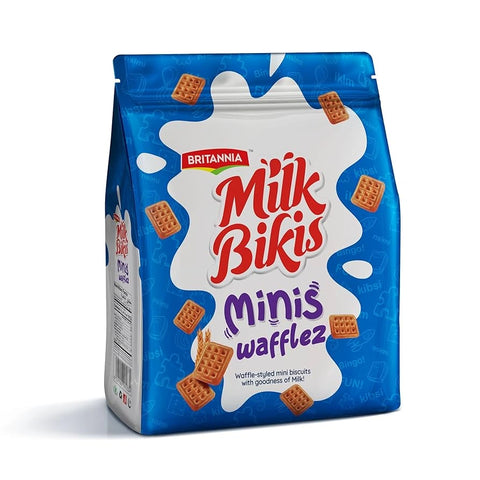 Britannia Milk Bikis Mini Waffles 200g