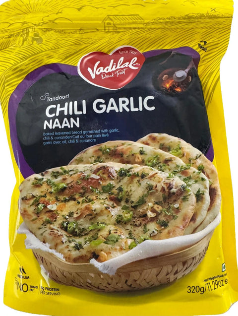 Vadilal Frozen Chilli Garlic Naan 320g