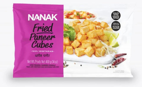 Nanak Frozen Fried Paneer Cubes 400g