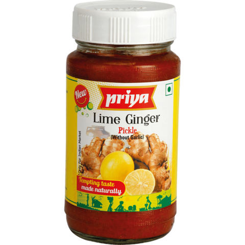 Priya Lime Ginger Pickle 300g