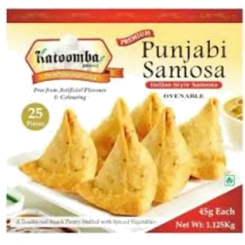 Katoomba Punjabi Samosa Frozen 1.125kg( 45g*25)