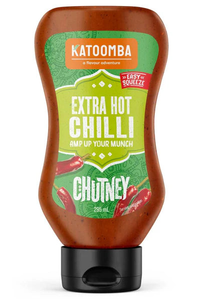 Katoomba Extra Hot Chilli Chutney 295ml