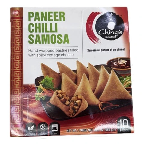 Chings Paneer Chilli Samosa (10 pc) 650g